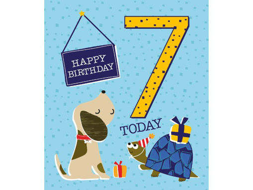 Picture of 7 TODAY BIRTHDAY CARD